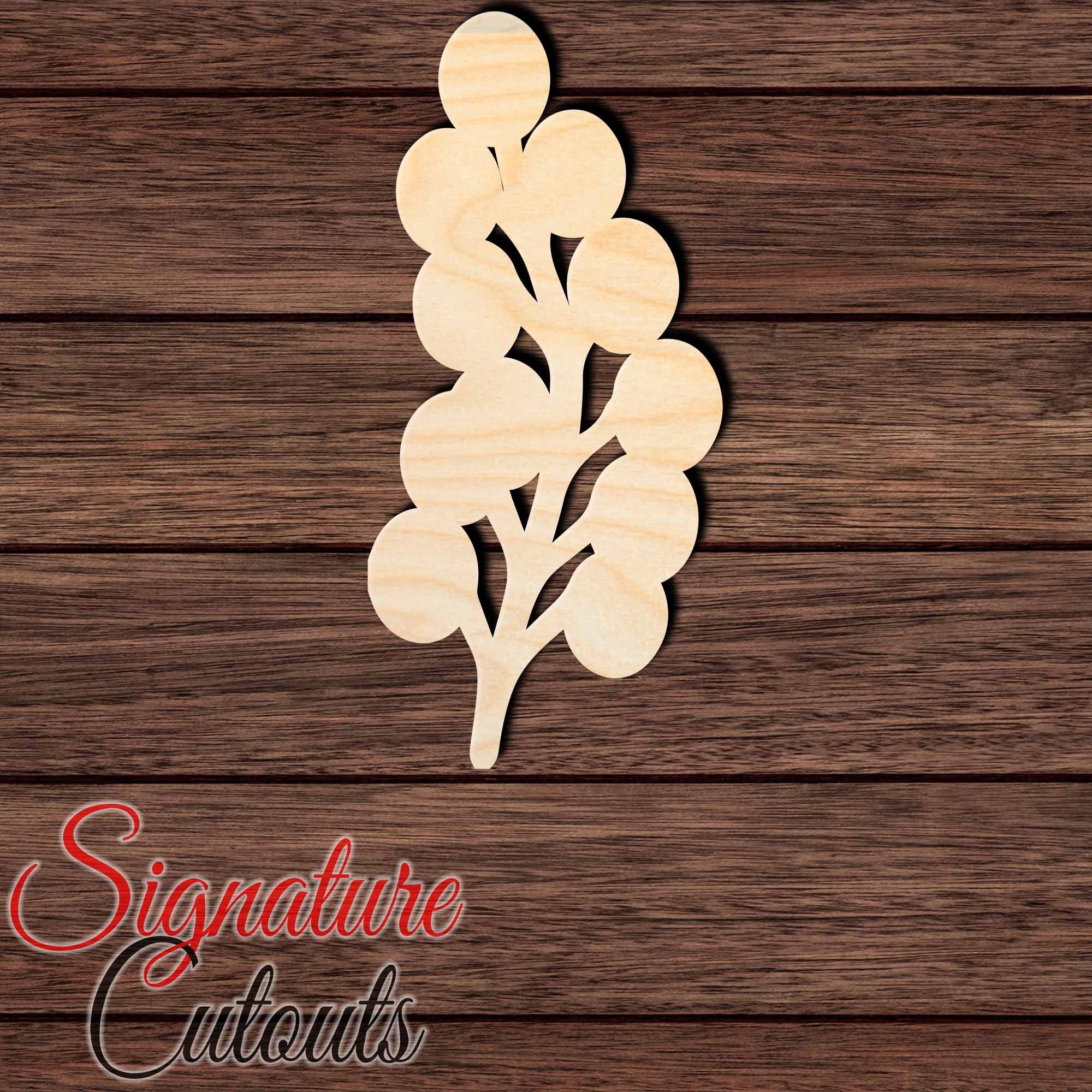 Seaweed 005 Shape Cutout in Wood, Acrylic or Acrylic Mirror - Signature Cutouts