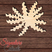 Seaweed 007 Shape Cutout in Wood, Acrylic or Acrylic Mirror - Signature Cutouts