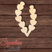 Seaweed 011 Shape Cutout in Wood, Acrylic or Acrylic Mirror - Signature Cutouts