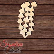 Seaweed 014 Shape Cutout in Wood, Acrylic or Acrylic Mirror - Signature Cutouts