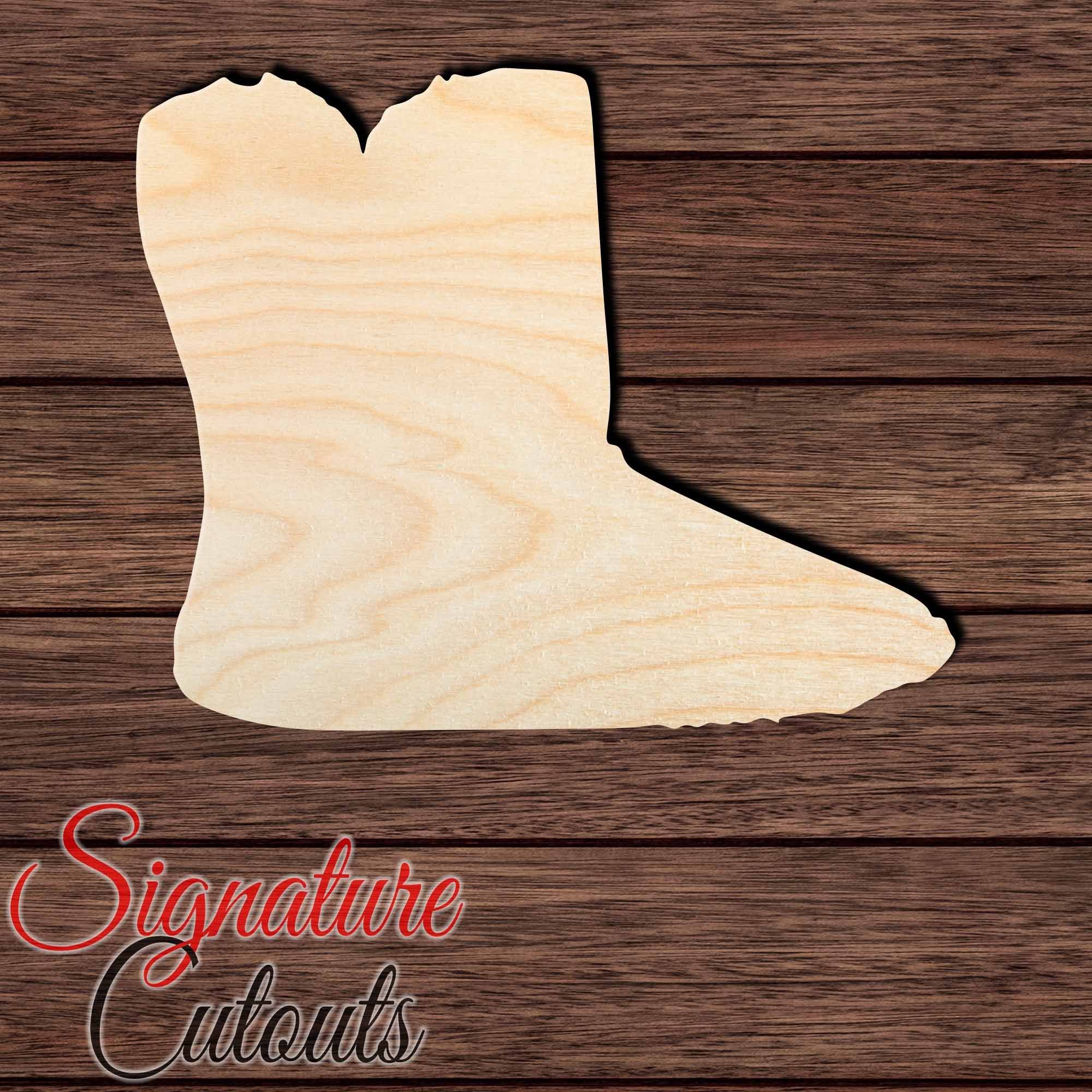 Shoe 010 Shape Cutout in Wood, Acrylic or Acrylic Mirror - Signature Cutouts