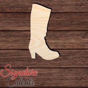 Shoe 014 Shape Cutout in Wood, Acrylic or Acrylic Mirror - Signature Cutouts