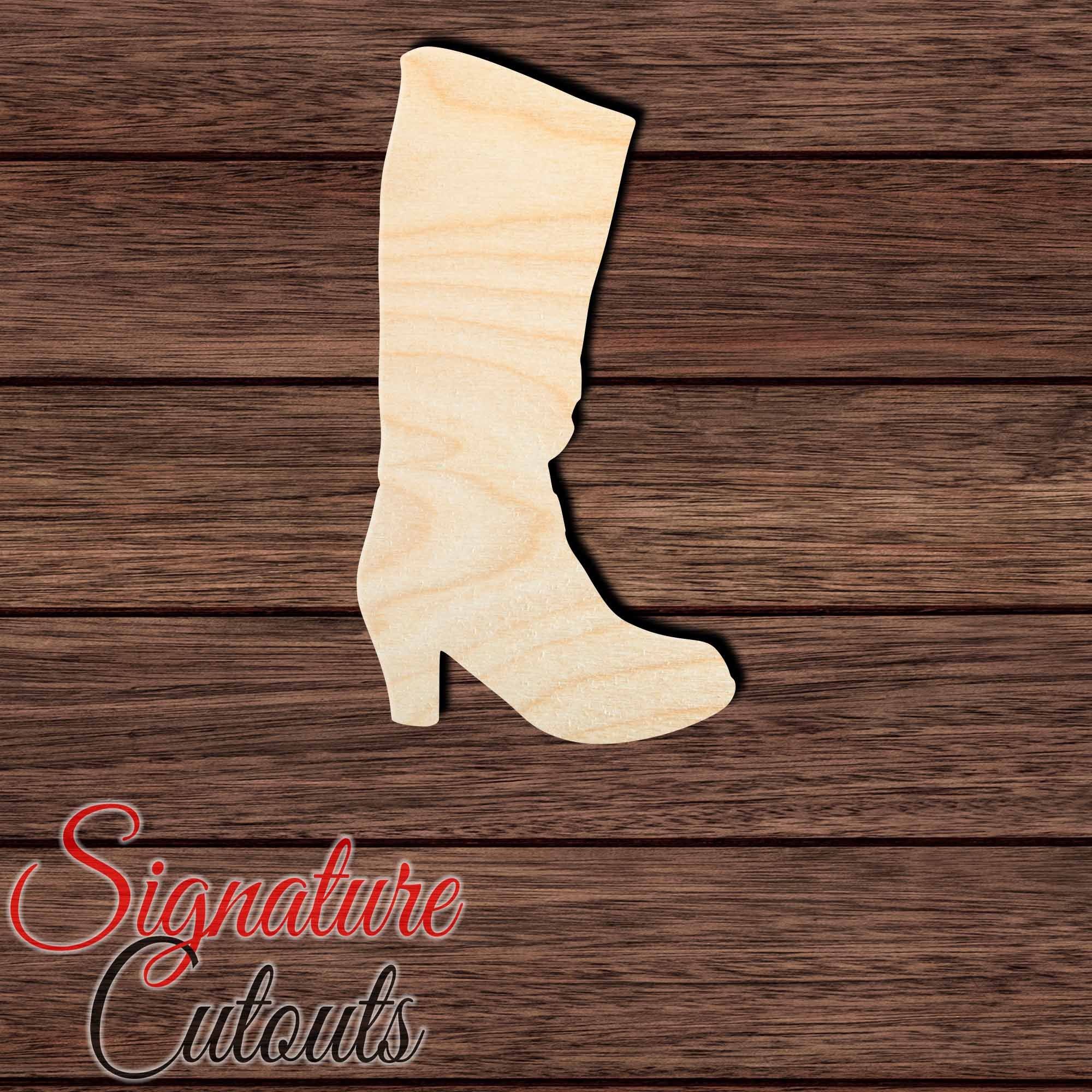 Shoe 014 Shape Cutout in Wood, Acrylic or Acrylic Mirror - Signature Cutouts