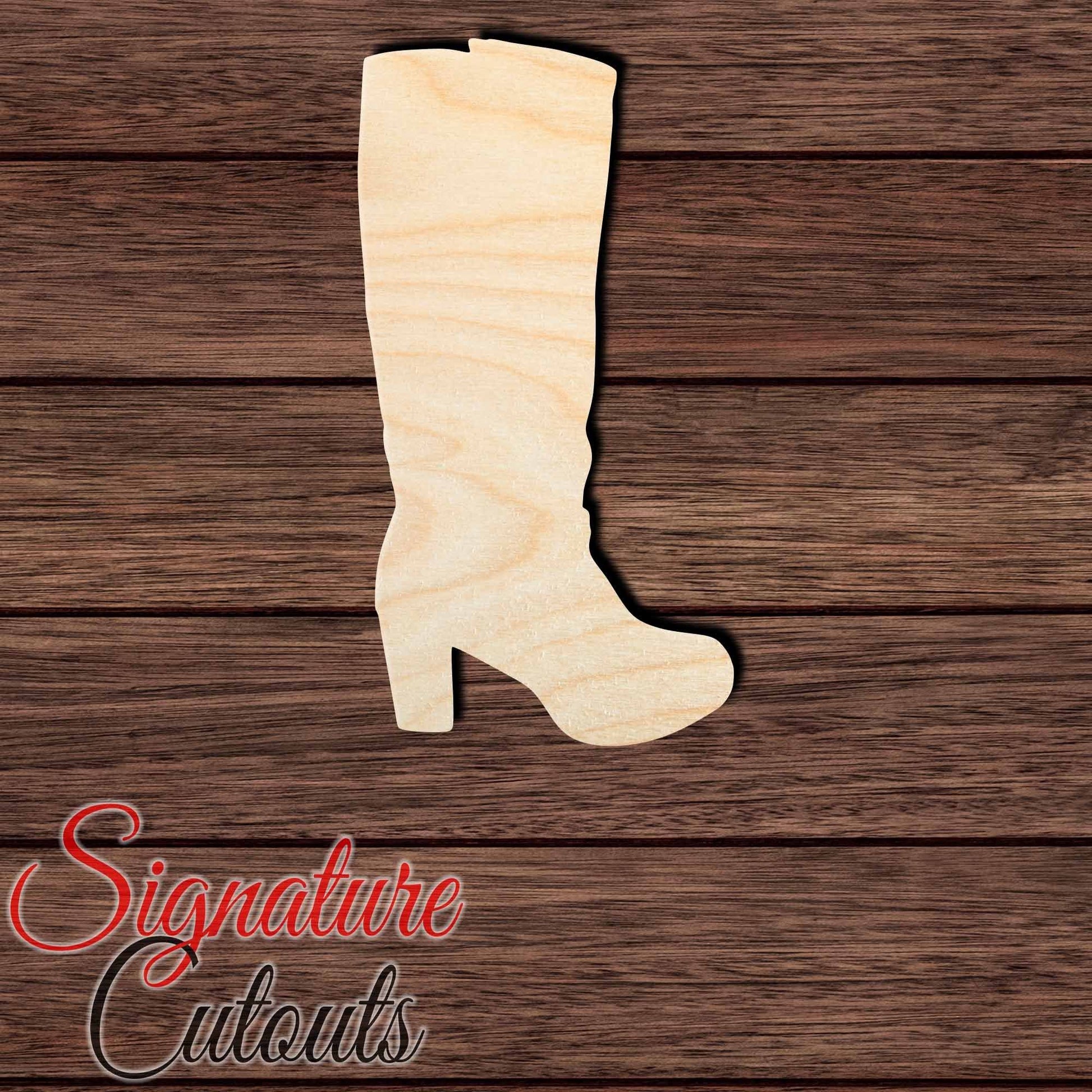 Shoe 016 Shape Cutout in Wood, Acrylic or Acrylic Mirror - Signature Cutouts