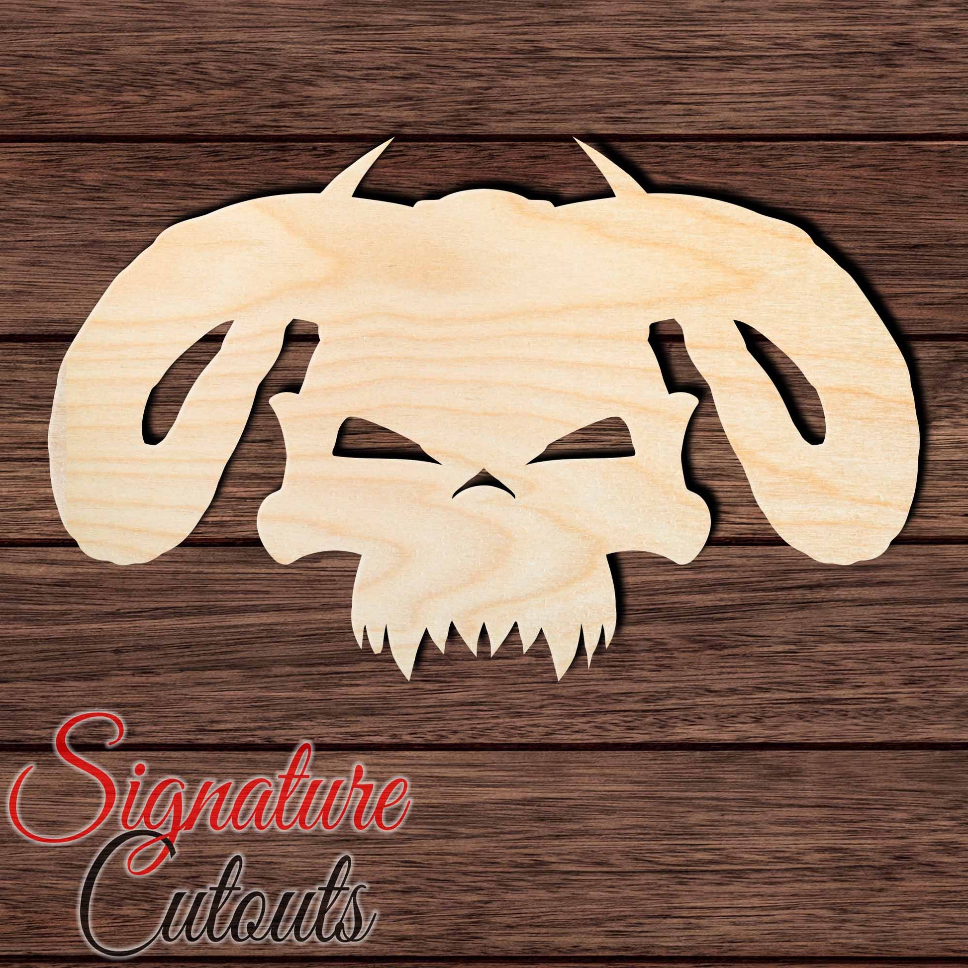 Skull 005 Shape Cutout - Signature Cutouts