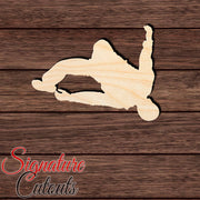Sky Diver 002 Shape Cutout in Wood, Acrylic or Acrylic Mirror - Signature Cutouts