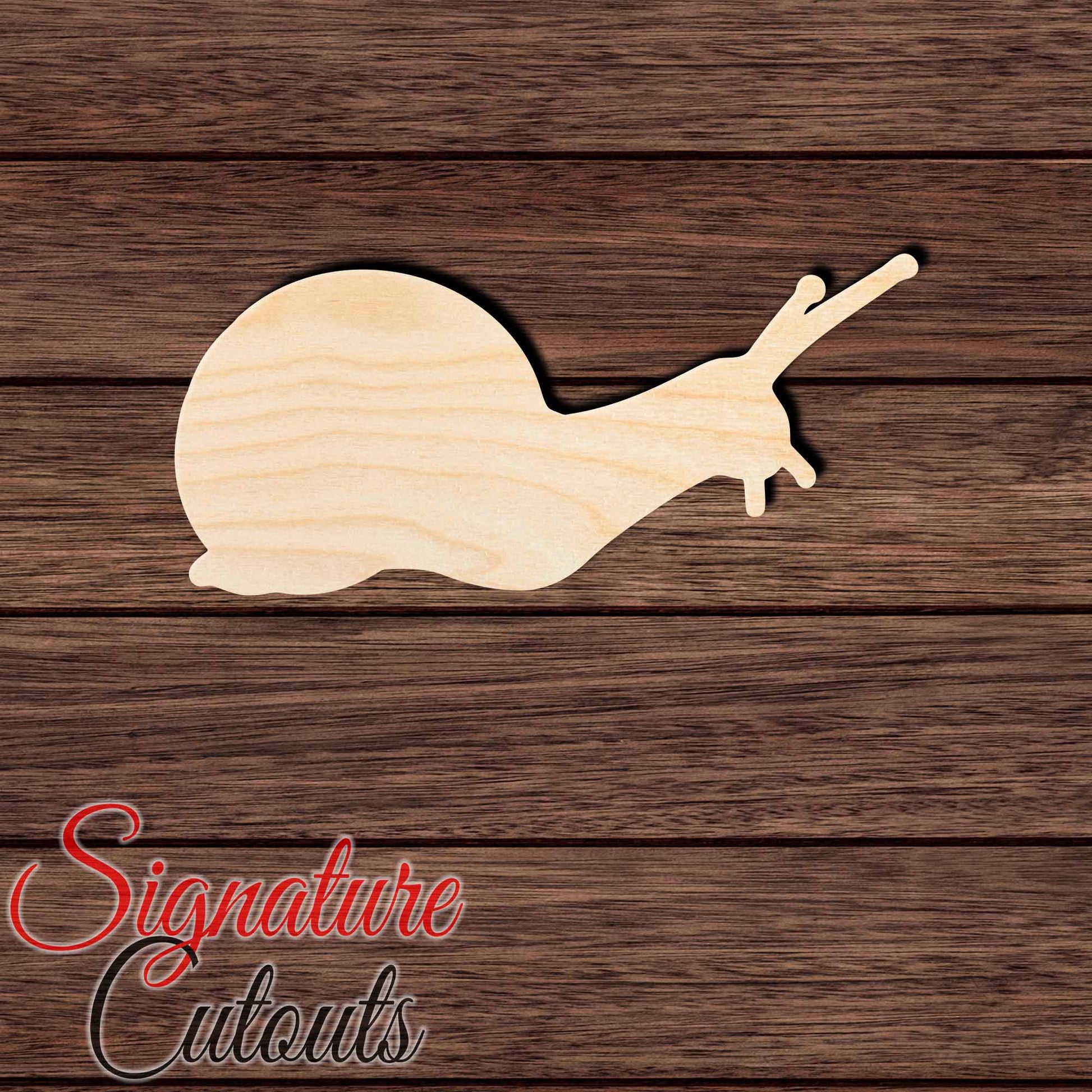 Snail 003 Shape Cutout in Wood, Acrylic or Acrylic Mirror - Signature Cutouts
