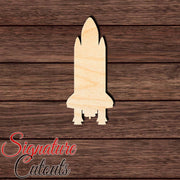 Space Shuttle 001 Shape Cutout in Wood, Acrylic or Acrylic Mirror - Signature Cutouts