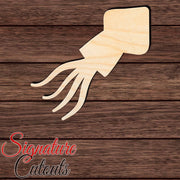 Squid 001 Shape Cutout in Wood, Acrylic or Acrylic Mirror - Signature Cutouts