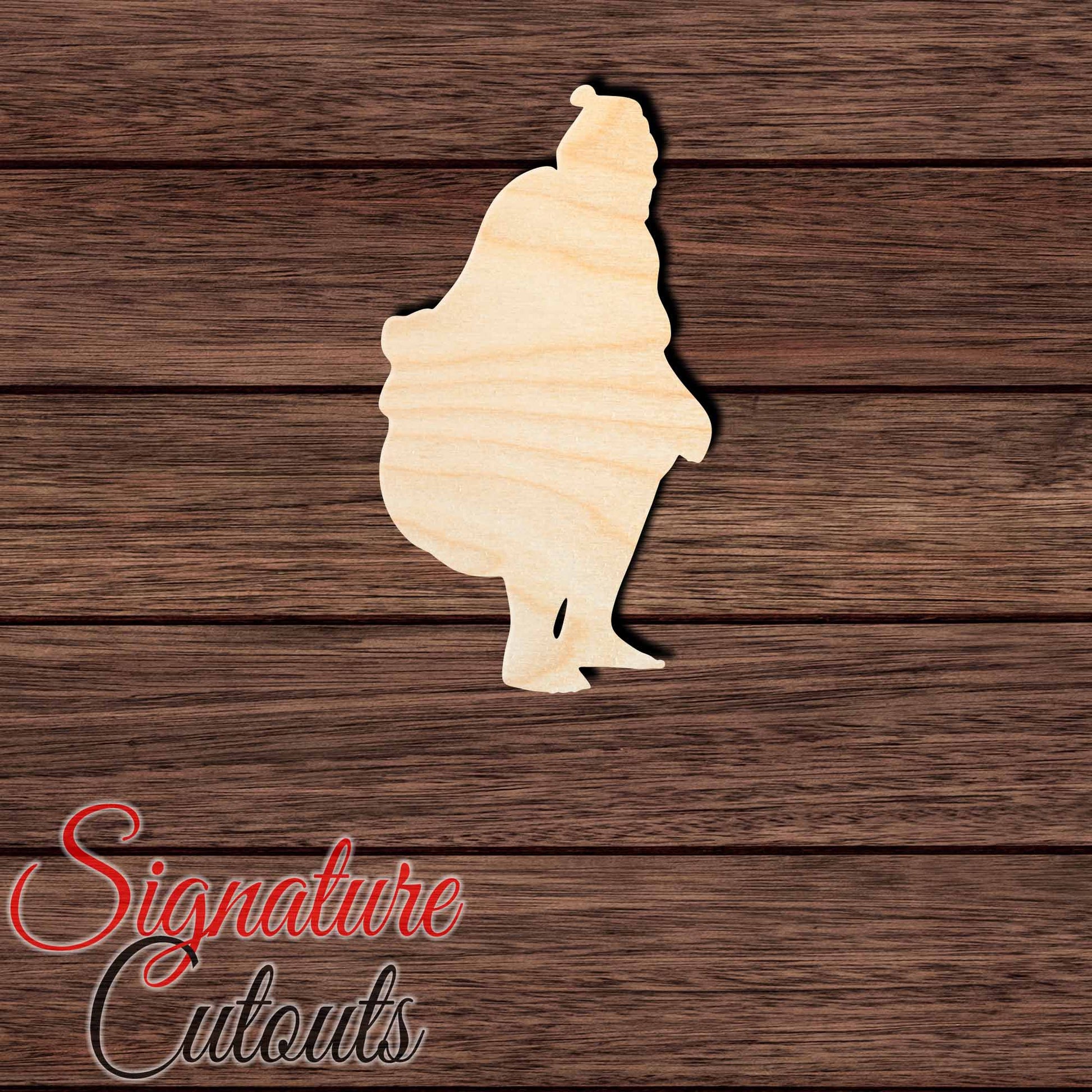 Sumo Wrestler 003 Shape Cutout in Wood, Acrylic or Acrylic Mirror - Signature Cutouts