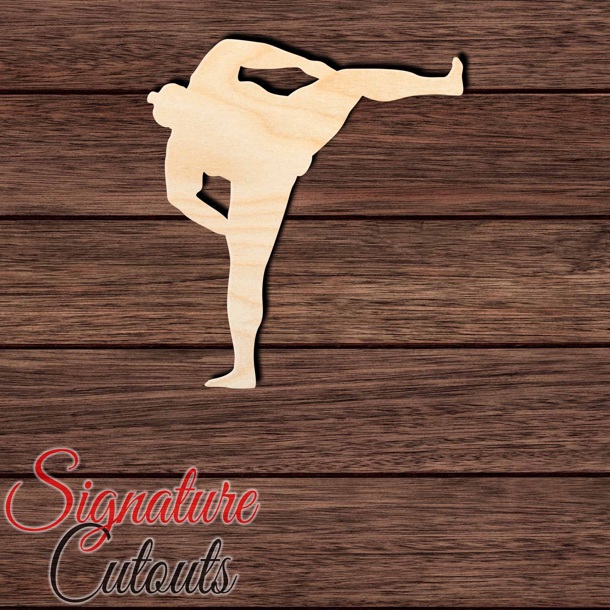 Sumo Wrestler 005 Shape Cutout in Wood, Acrylic or Acrylic Mirror - Signature Cutouts