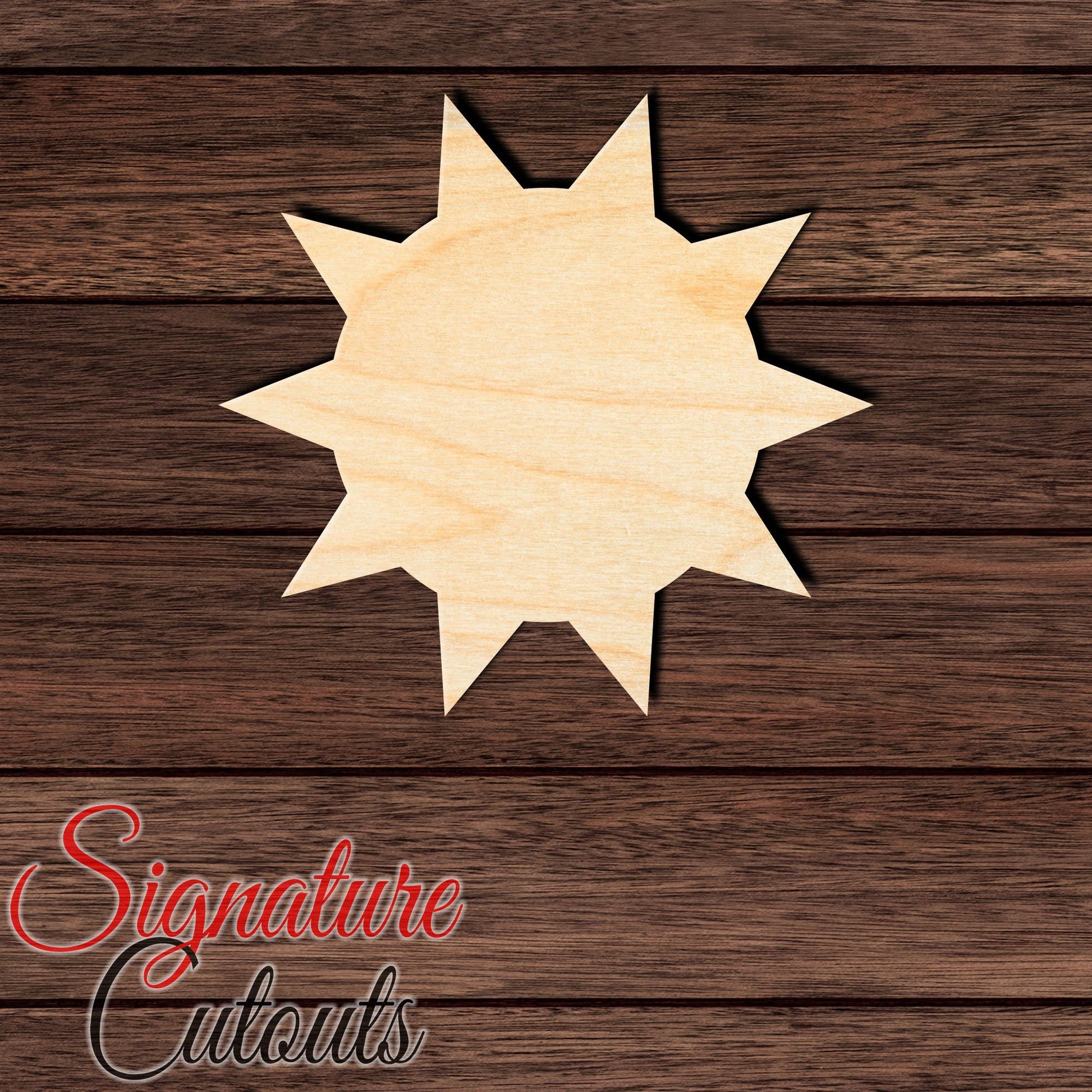 Sun 001 Shape Cutout - Signature Cutouts