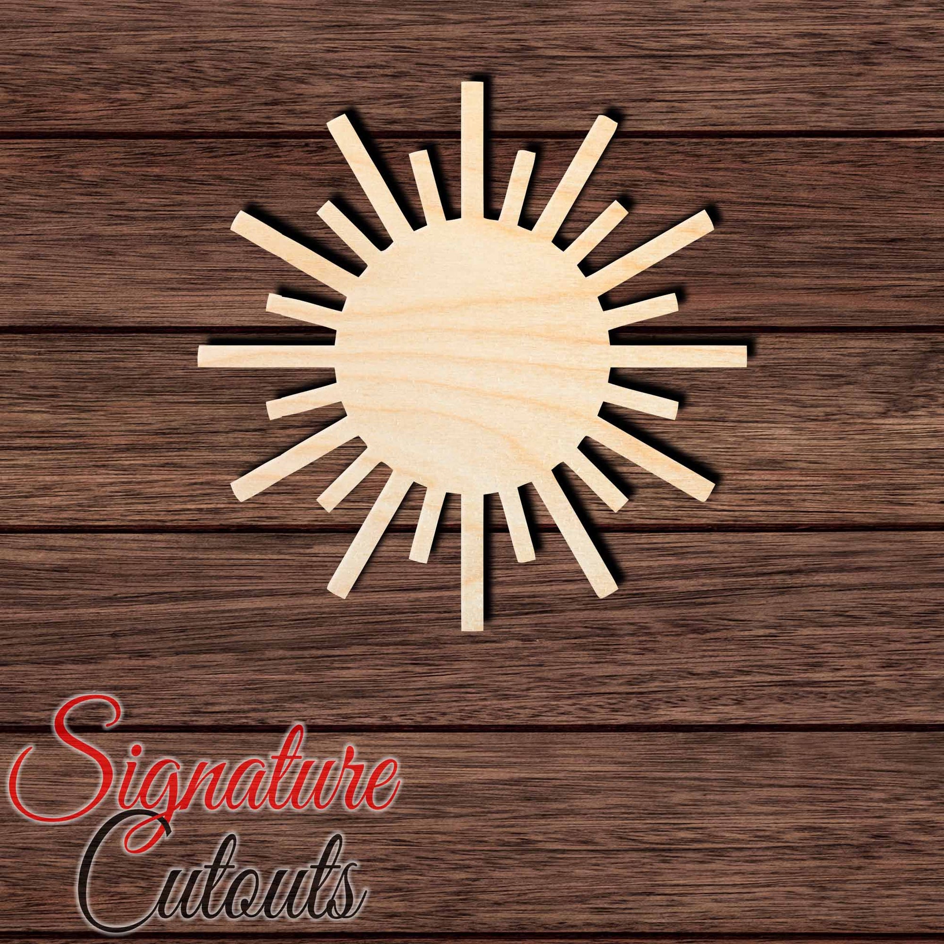 Sun 003 Shape Cutout - Signature Cutouts