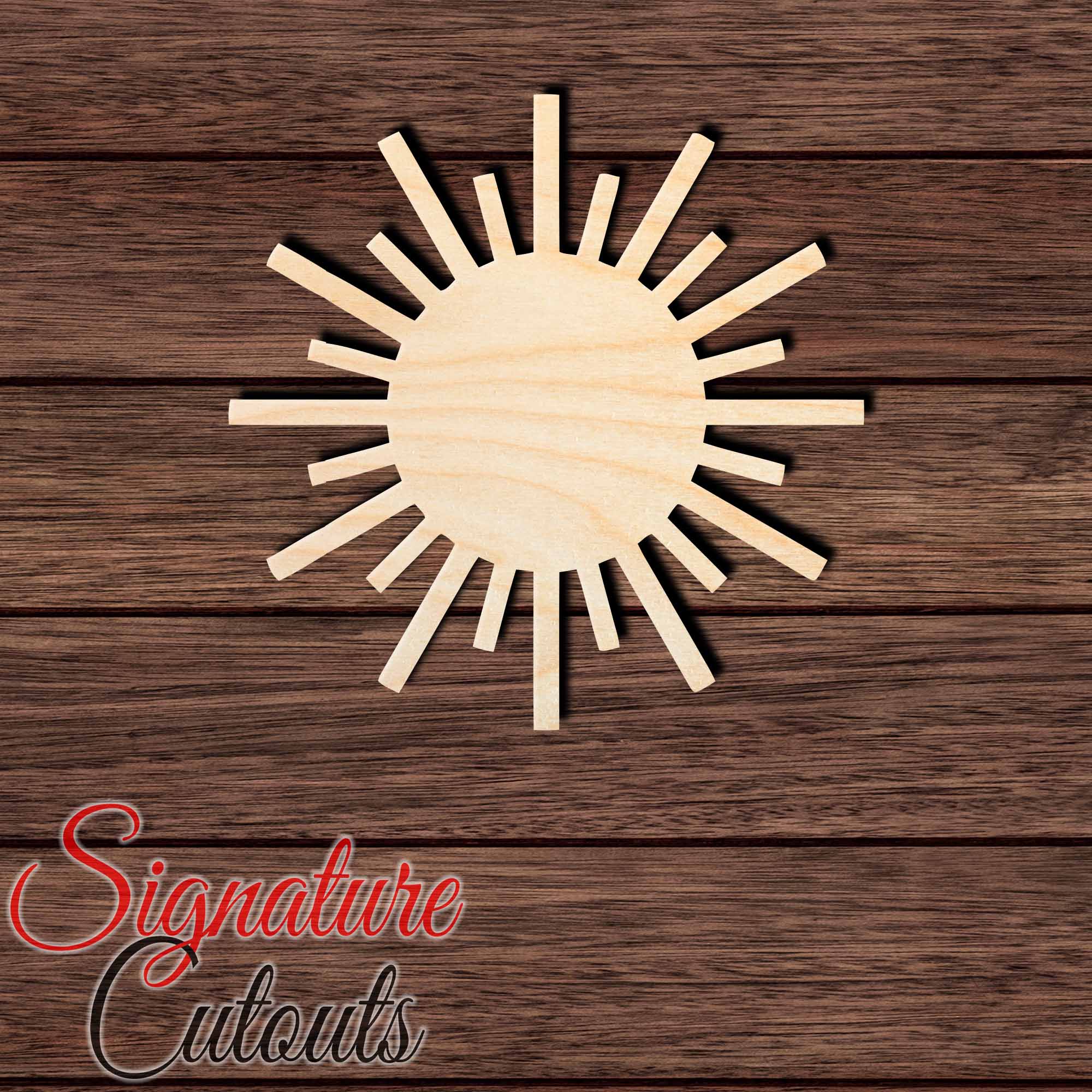 Sun 003 Shape Cutout - Signature Cutouts