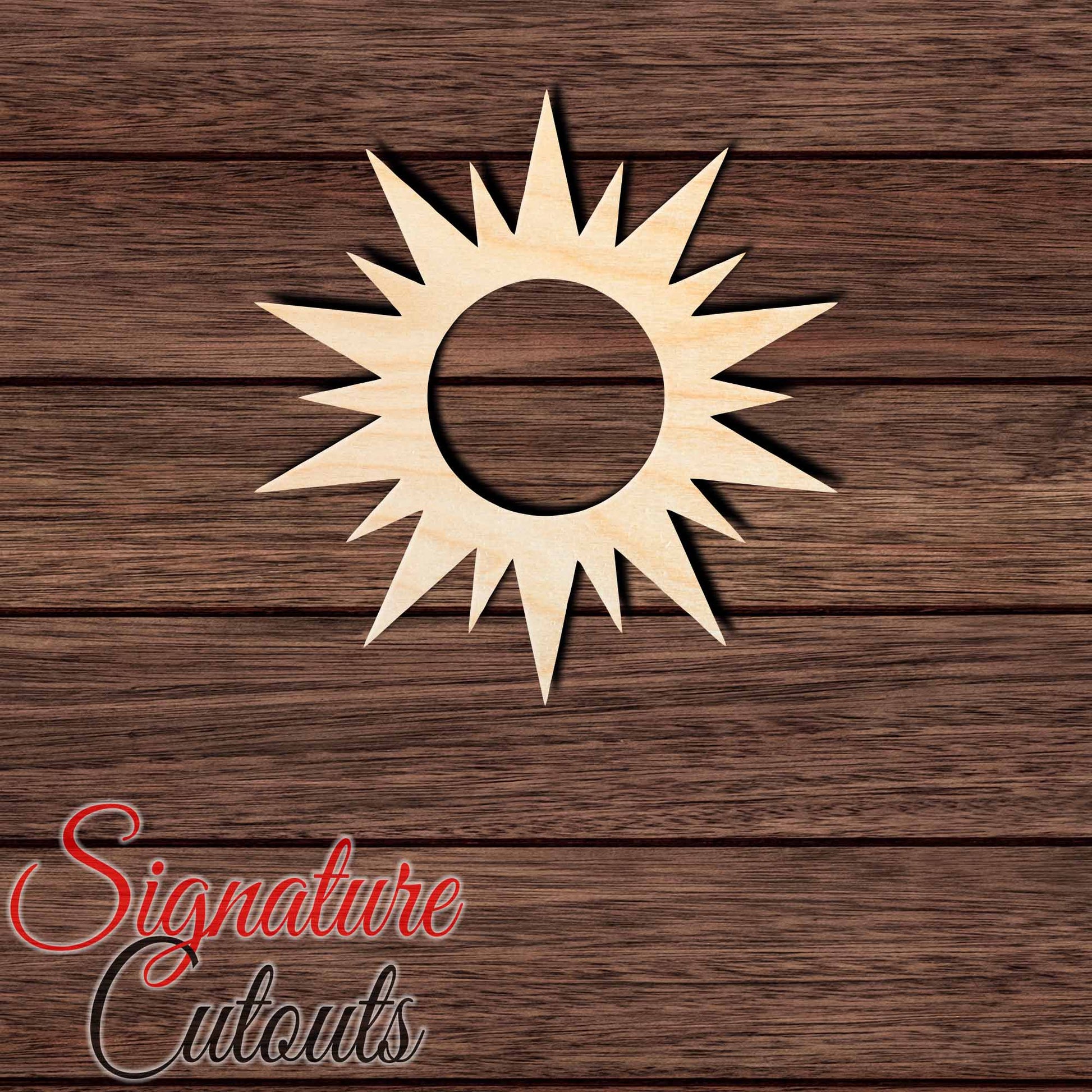 Sun 006 Shape Cutout - Signature Cutouts