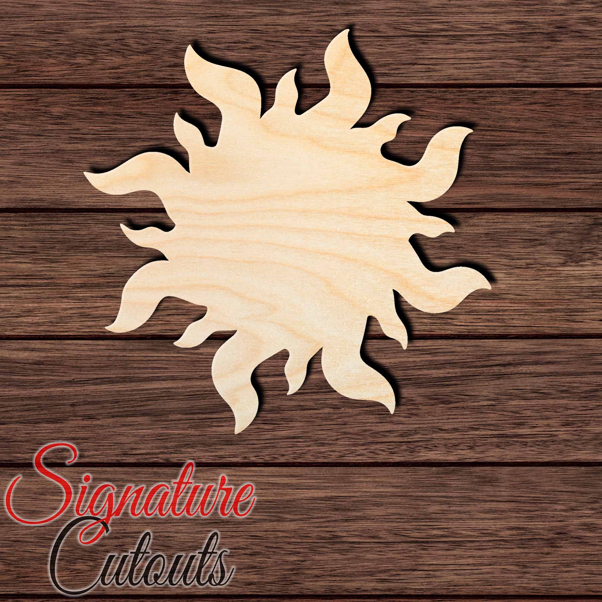 Sun 008 Shape Cutout - Signature Cutouts