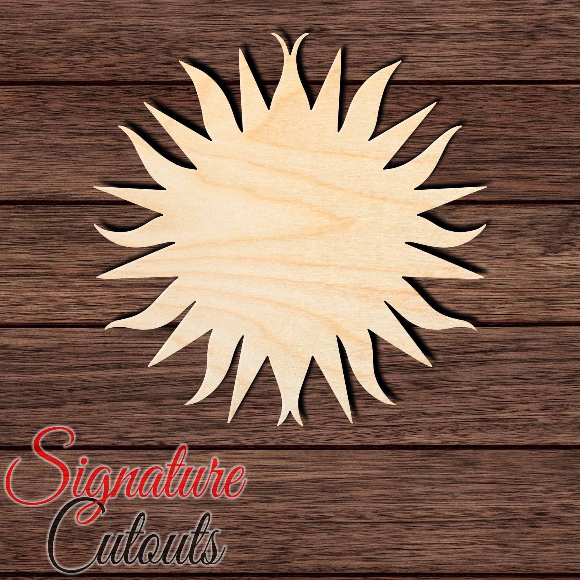 Sun 013 Shape Cutout Craft Shapes & Bases Signature Cutouts 