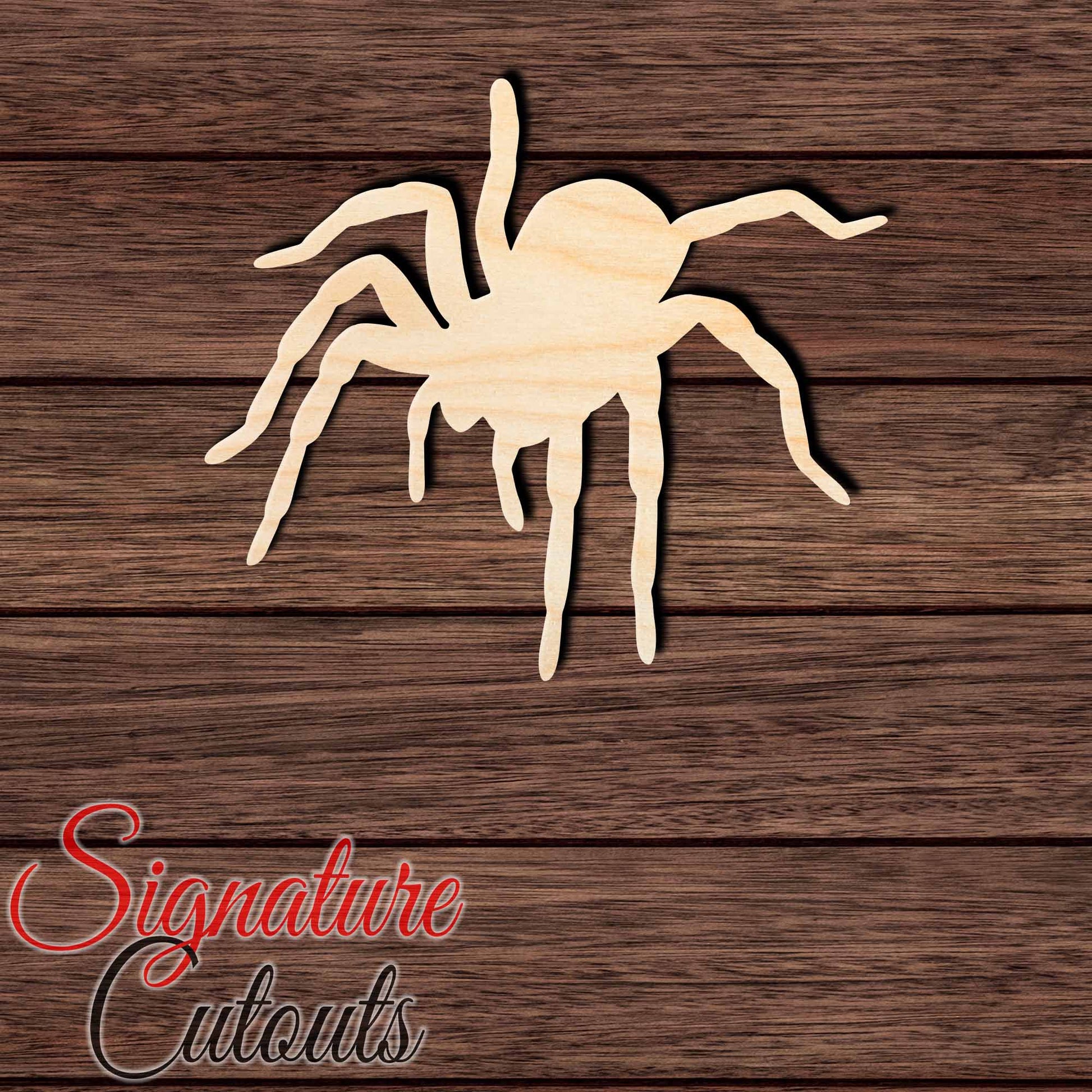 Tarantula 001 Shape Cutout in Wood, Acrylic or Acrylic Mirror - Signature Cutouts