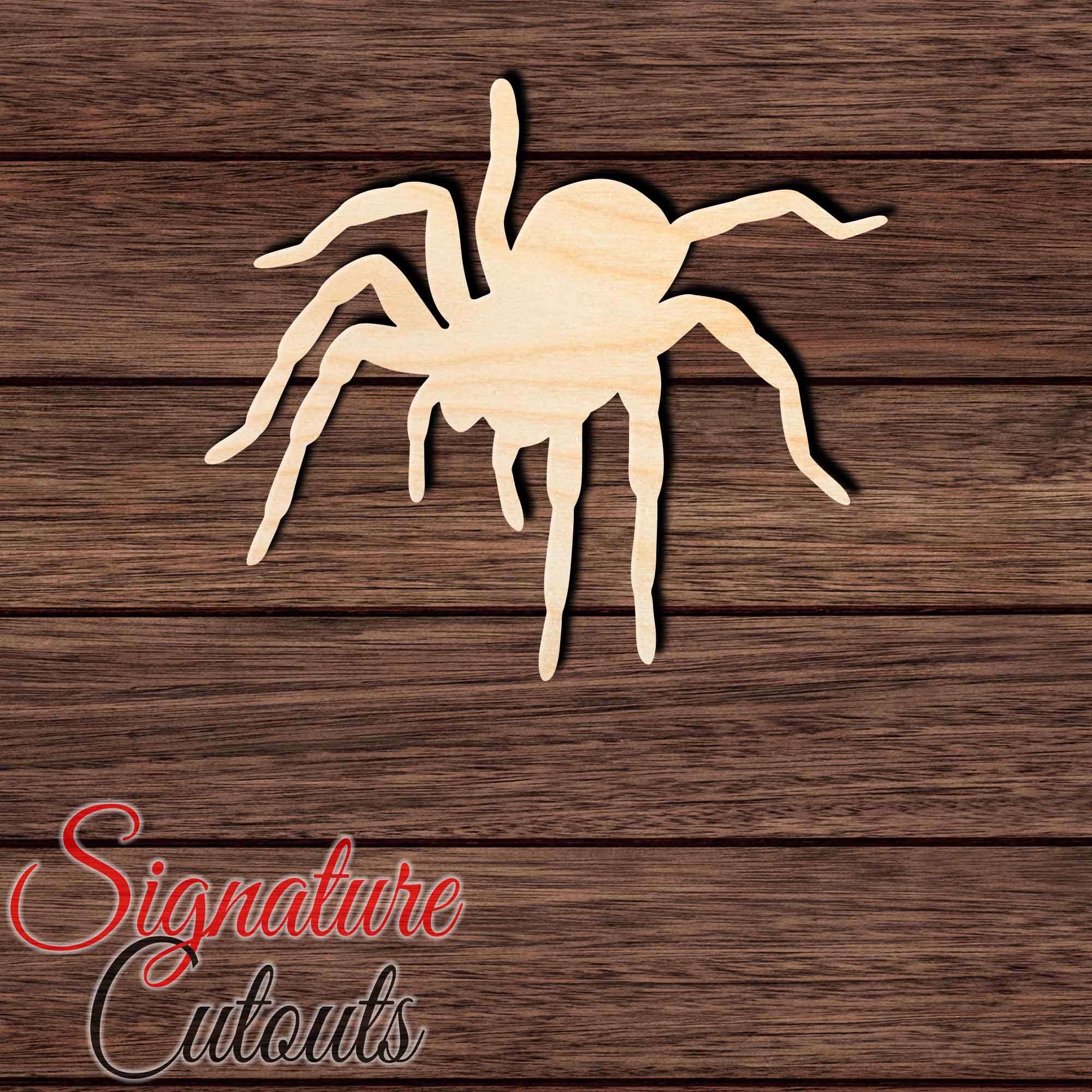 Tarantula 001 Shape Cutout in Wood, Acrylic or Acrylic Mirror - Signature Cutouts