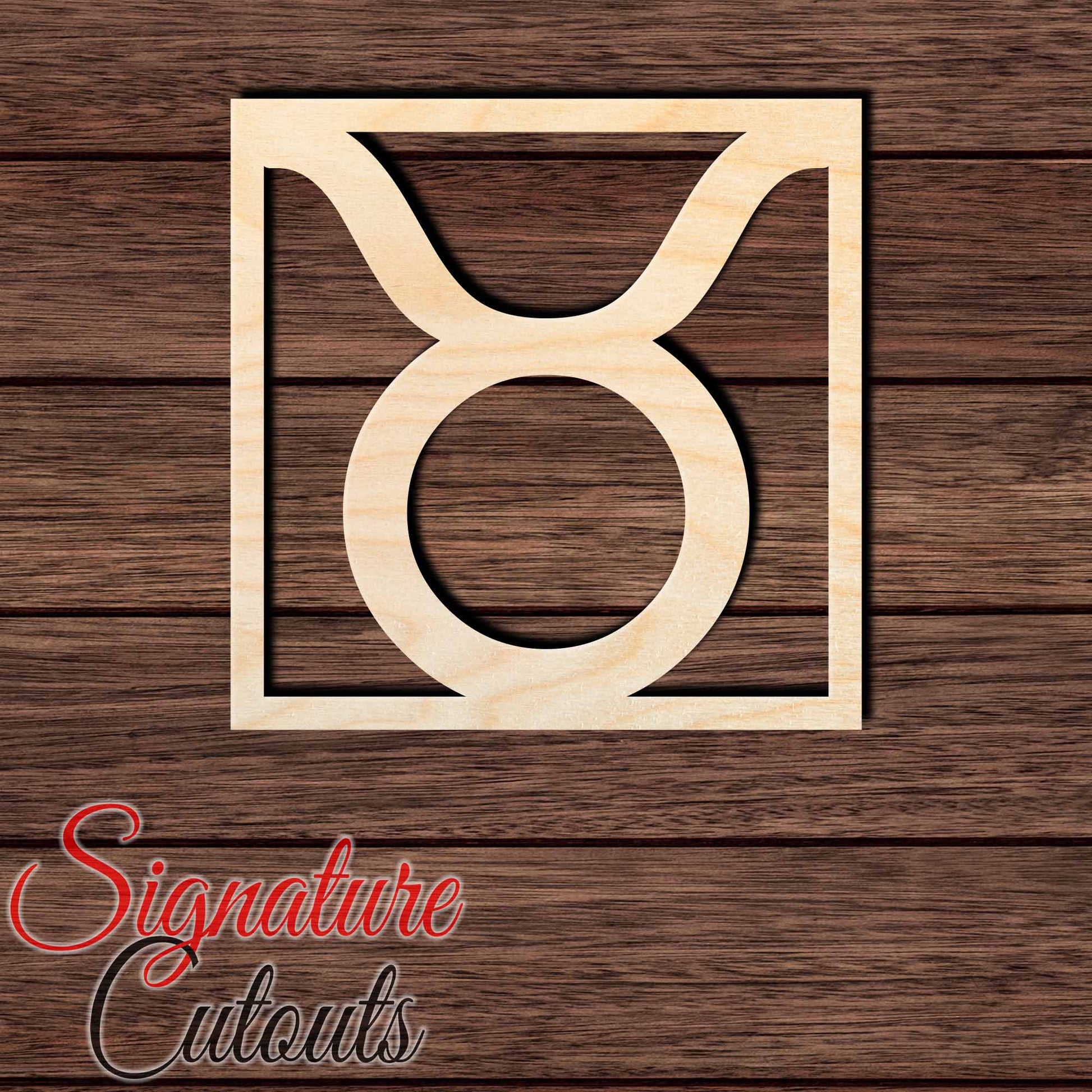 Taurus 002 Shape Cutout in Wood, Acrylic or Acrylic Mirror - Signature Cutouts
