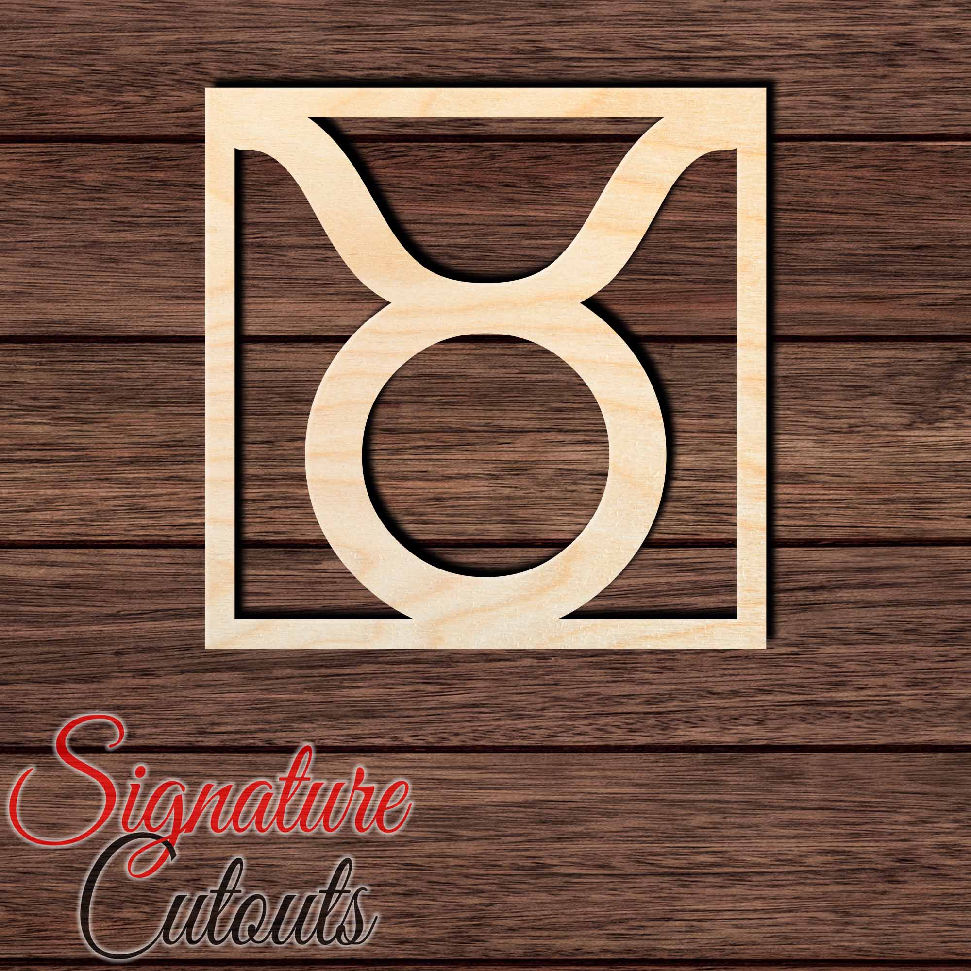 Taurus 002 Shape Cutout in Wood, Acrylic or Acrylic Mirror - Signature Cutouts