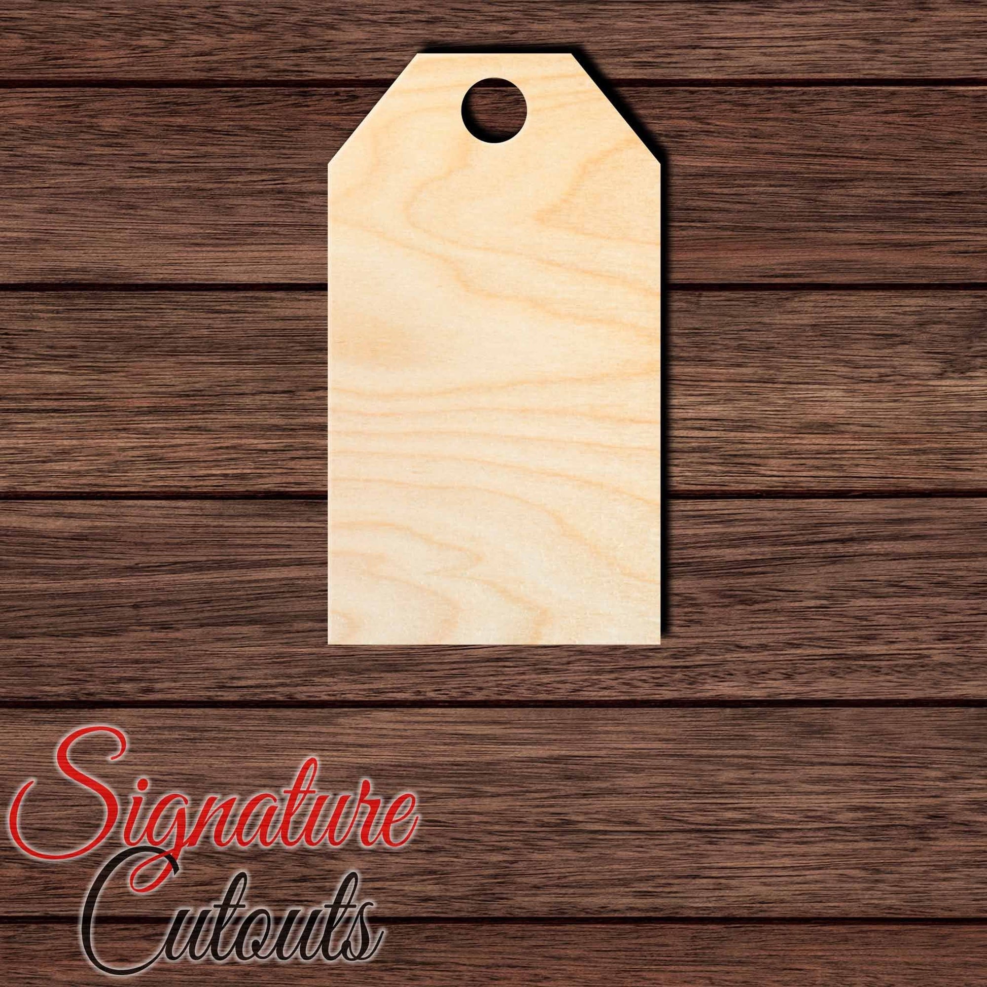 Toe Tag Shape Cutout - Signature Cutouts