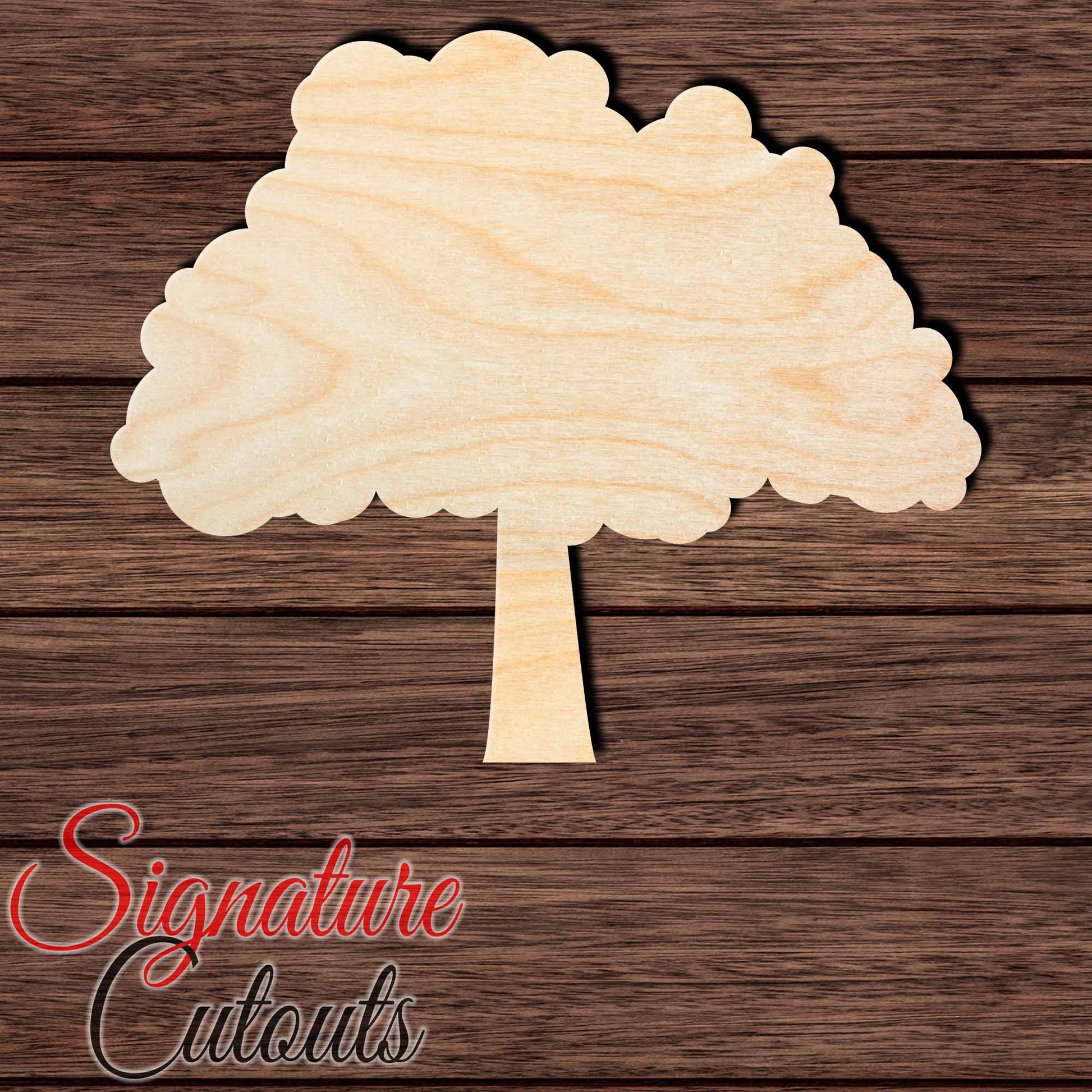 Tree 002 Shape Cutout - Signature Cutouts