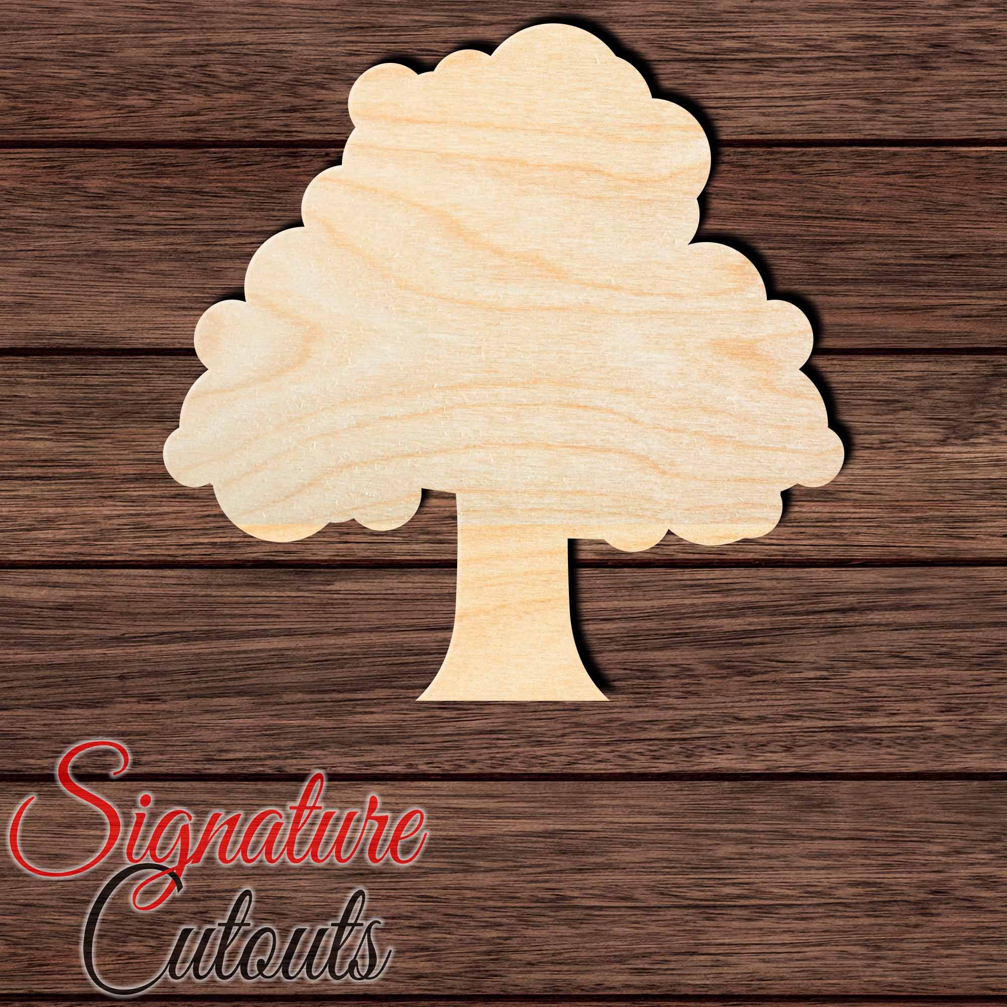 Tree 004 Shape Cutout - Signature Cutouts