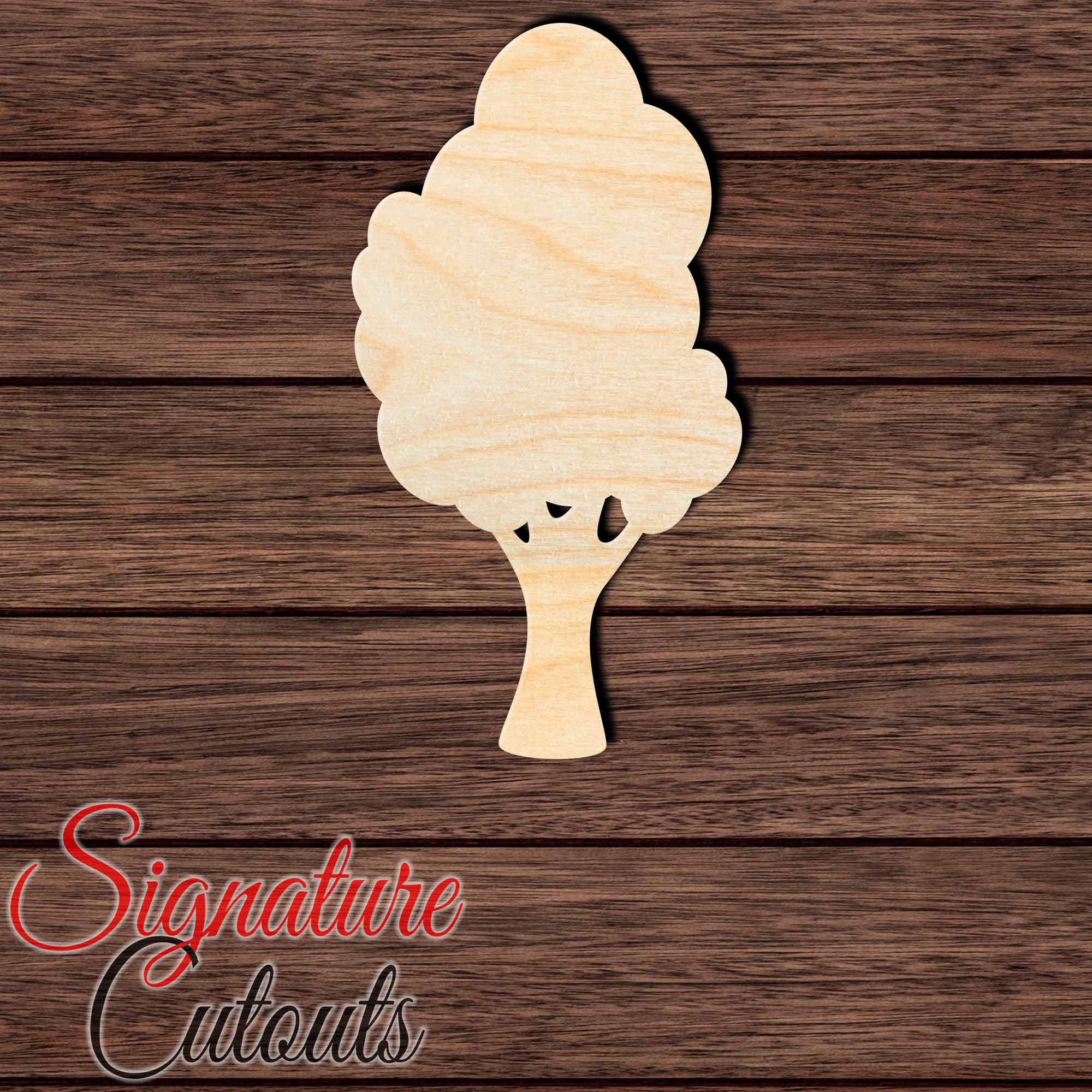 Tree 006 Shape Cutout - Signature Cutouts