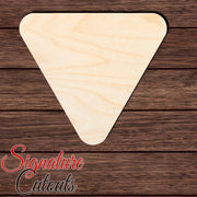 Triangle Rounded 001 Shape Cutout in Wood, Acrylic or Acrylic Mirror Craft Shapes & Bases Signature Cutouts 