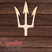 Trident 007 Shape Cutout in Wood, Acrylic or Acrylic Mirror - Signature Cutouts