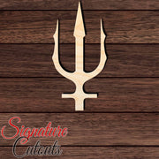 Trident 009 Shape Cutout in Wood, Acrylic or Acrylic Mirror - Signature Cutouts