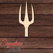 Trident 013 Shape Cutout in Wood, Acrylic or Acrylic Mirror - Signature Cutouts