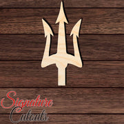 Trident 015 Shape Cutout in Wood, Acrylic or Acrylic Mirror - Signature Cutouts