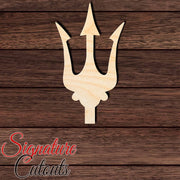 Trident 017 Shape Cutout in Wood, Acrylic or Acrylic Mirror - Signature Cutouts