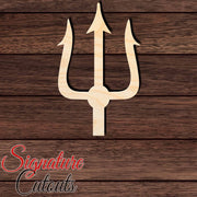 Trident 021 Shape Cutout in Wood, Acrylic or Acrylic Mirror - Signature Cutouts