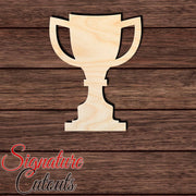 Trophy Cup 003 Shape Cutout in Wood, Acrylic or Acrylic Mirror - Signature Cutouts