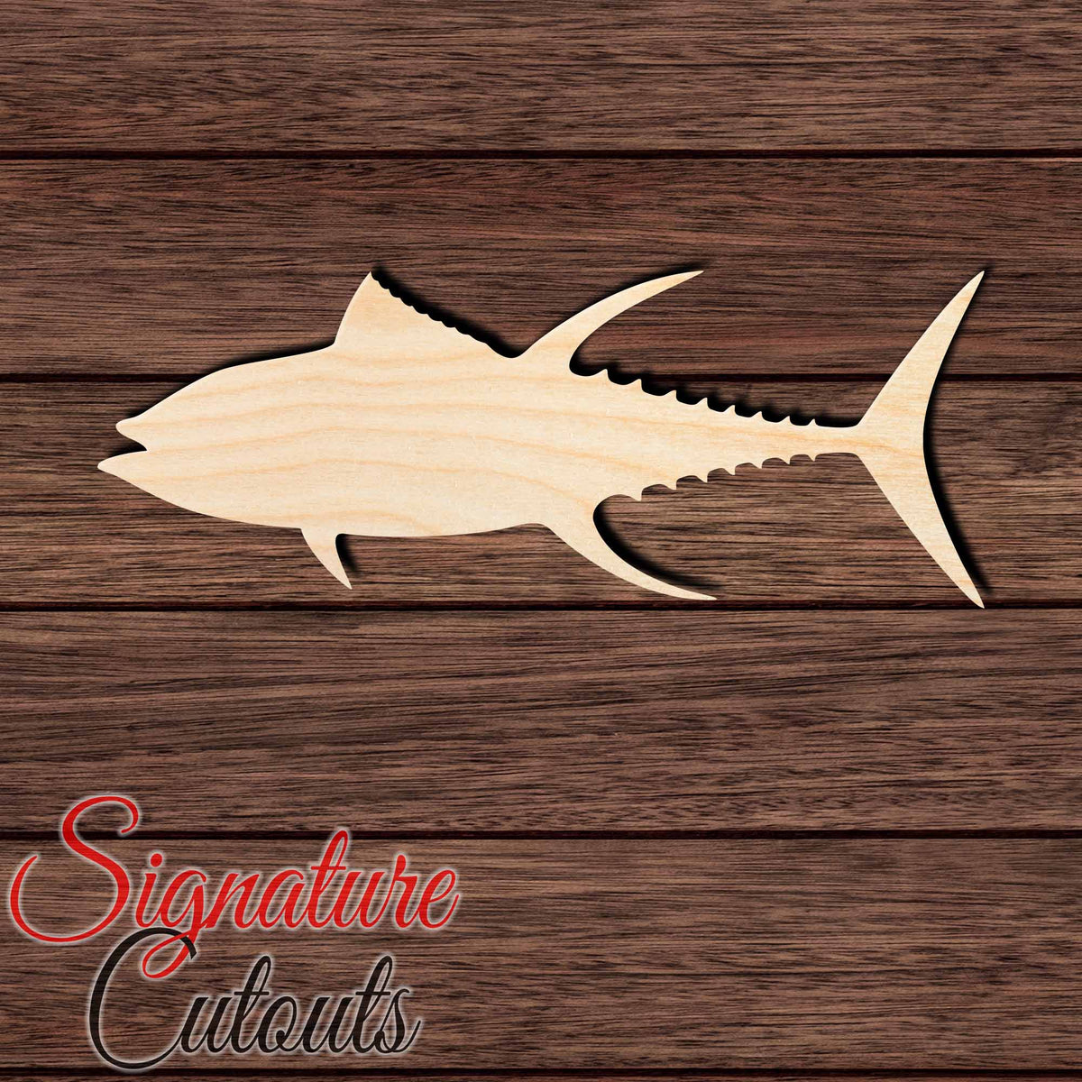 Tuna Fish en Shape Cutout – Signature Custom Works