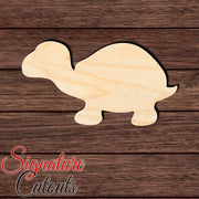 Turtle 007 Shape Cutout in Wood, Acrylic or Acrylic Mirror - Signature Cutouts