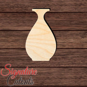 Vase 001 Shape Cutout in Wood, Acrylic or Acrylic Mirror - Signature Cutouts