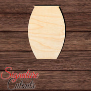 Vase 007 Shape Cutout in Wood, Acrylic or Acrylic Mirror - Signature Cutouts