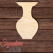 Vase 009 Shape Cutout in Wood, Acrylic or Acrylic Mirror - Signature Cutouts