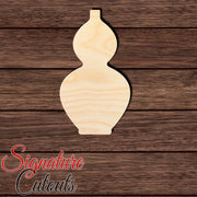 Vase 011 Shape Cutout in Wood, Acrylic or Acrylic Mirror - Signature Cutouts