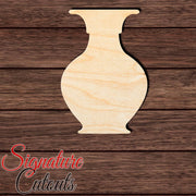 Vase 015 Shape Cutout in Wood, Acrylic or Acrylic Mirror - Signature Cutouts