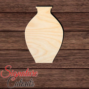 Vase 017 Shape Cutout in Wood, Acrylic or Acrylic Mirror - Signature Cutouts
