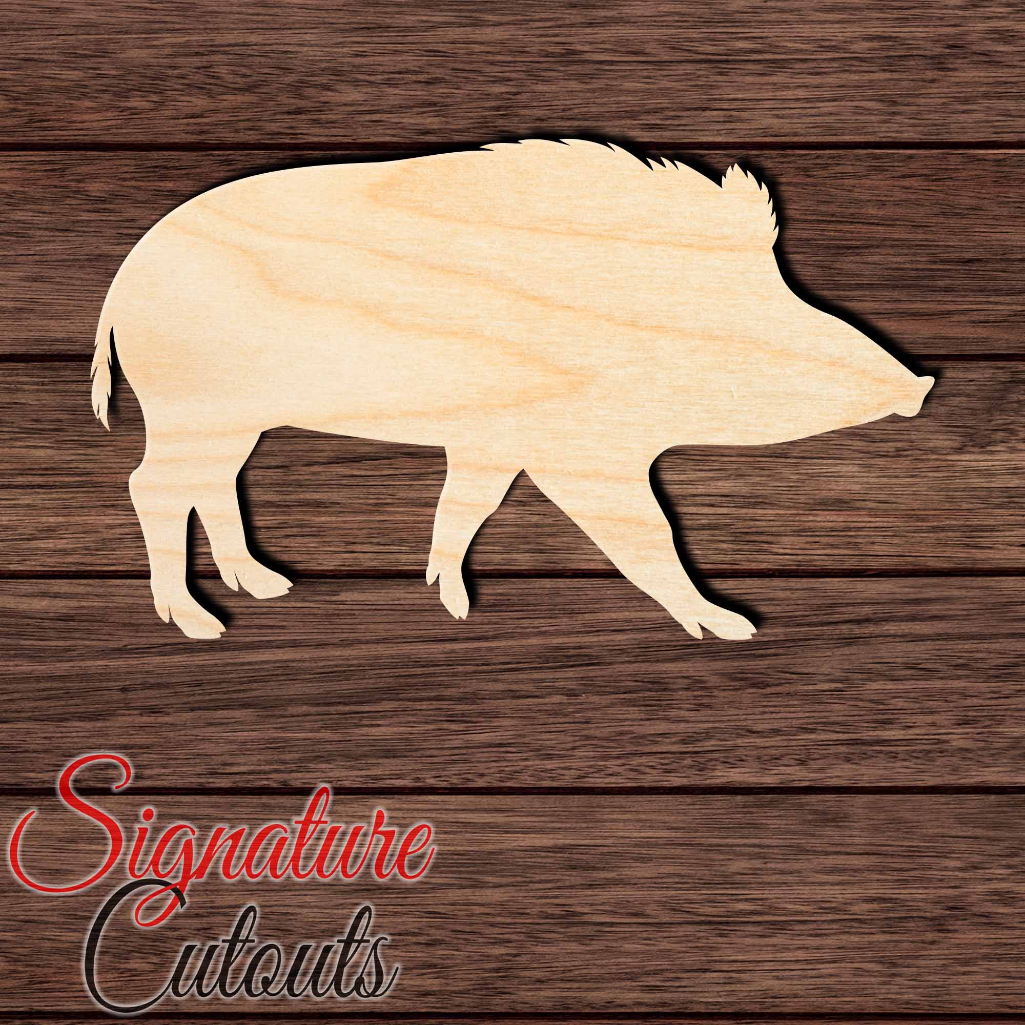 Wild Boar 002 Shape Cutout – Signature Custom Works