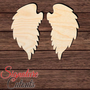 Wings 008 Shape Cutout in Wood, Acrylic or Acrylic Mirror - Signature Cutouts