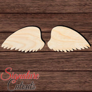 Wings 015 Shape Cutout in Wood, Acrylic or Acrylic Mirror - Signature Cutouts