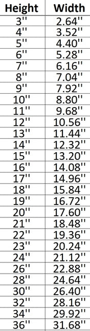 Wolf 002 Shape Cutout in Wood, Acrylic or Acrylic Mirror - Signature Cutouts