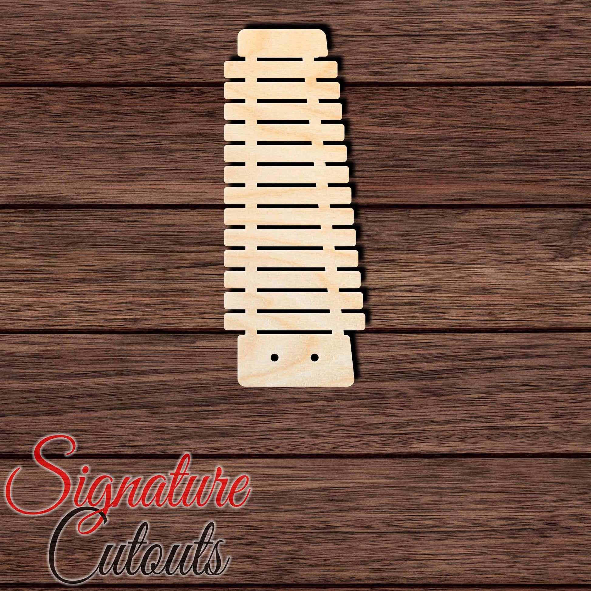 Xylophone 002 Shape Cutout in Wood, Acrylic or Acrylic Mirror - Signature Cutouts